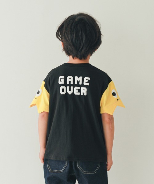 nicohrat（ニコフラート）の「nicohrat/ニコフラート モンスターTシャツ（Tシャツ/カットソー・キッズ・ベージュ系その他6/アイボリー/ブラック・140cm/130cm/120cm/110cm/100cm/90cm）」の7枚目の写真