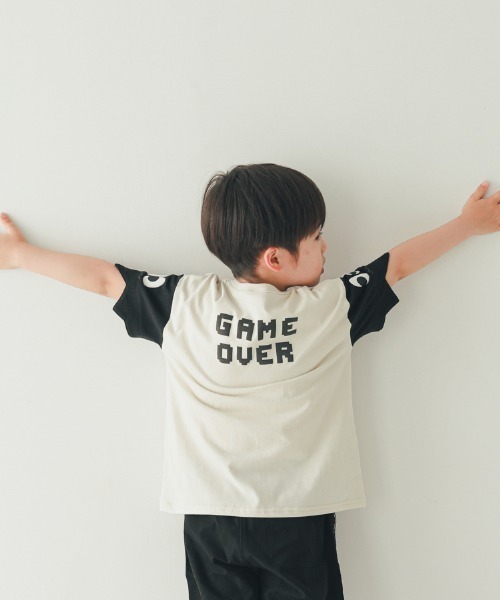 nicohrat（ニコフラート）の「nicohrat/ニコフラート モンスターTシャツ（Tシャツ/カットソー・キッズ・ベージュ系その他6/アイボリー/ブラック・140cm/130cm/120cm/110cm/100cm/90cm）」の9枚目の写真