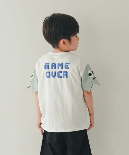 nicohrat（ニコフラート）の「nicohrat/ニコフラート モンスターTシャツ（Tシャツ/カットソー・キッズ・ベージュ系その他6/アイボリー/ブラック・140cm/130cm/120cm/110cm/100cm/90cm）」の10枚目の写真