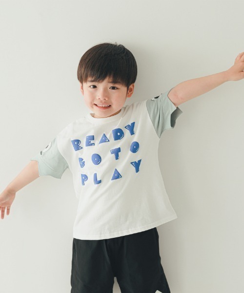 nicohrat（ニコフラート）の「nicohrat/ニコフラート モンスターTシャツ（Tシャツ/カットソー・キッズ・ベージュ系その他6/アイボリー/ブラック・140cm/130cm/120cm/110cm/100cm/90cm）」の12枚目の写真