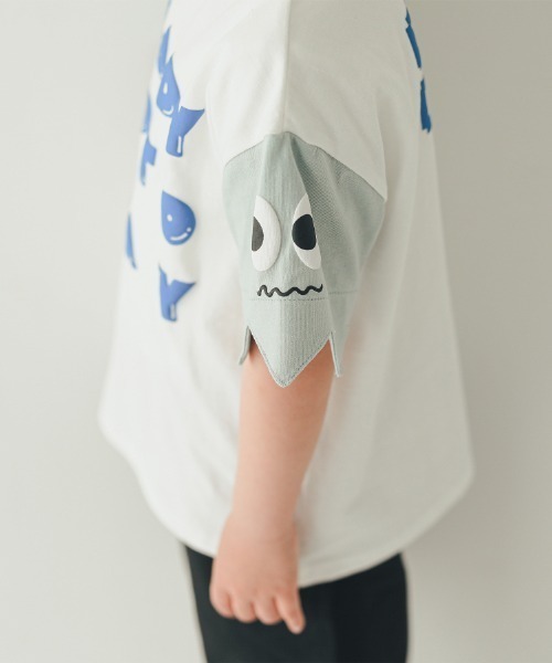 nicohrat（ニコフラート）の「nicohrat/ニコフラート モンスターTシャツ（Tシャツ/カットソー・キッズ・ベージュ系その他6/アイボリー/ブラック・140cm/130cm/120cm/110cm/100cm/90cm）」の13枚目の写真