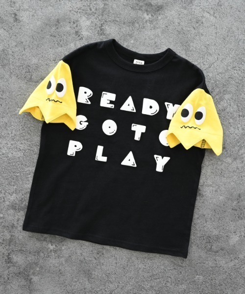 nicohrat（ニコフラート）の「nicohrat/ニコフラート モンスターTシャツ（Tシャツ/カットソー・キッズ・ベージュ系その他6/アイボリー/ブラック・140cm/130cm/120cm/110cm/100cm/90cm）」の15枚目の写真