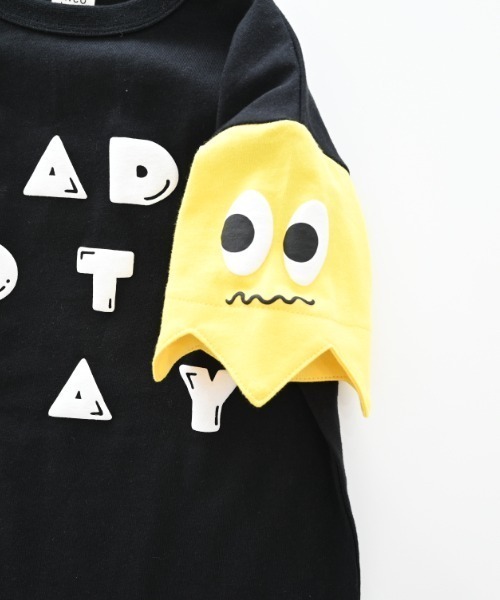 nicohrat（ニコフラート）の「nicohrat/ニコフラート モンスターTシャツ（Tシャツ/カットソー・キッズ・ベージュ系その他6/アイボリー/ブラック・140cm/130cm/120cm/110cm/100cm/90cm）」の17枚目の写真