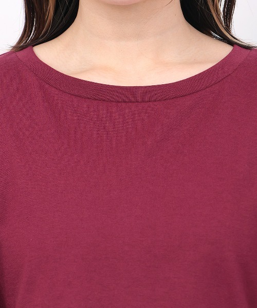 チチカカ(チチカカ)の「ドルマンコクーンジャカードプルオーバー(Tシャツ/カットソー・レディース・ボルドー/ブラック/ベージュ/グレー・FREE)」の22枚目の写真