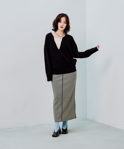 未使用UNITED ARROWS ニットレプシィムスカートセット 14ゲージアソートニットナロースカート | [公式]レプシィム