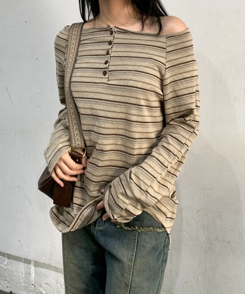 lilful（リルフル）の「パネル柄ベルトハーフムーンミニバッグ グランジ（ショルダーバッグ・レディース・ブラック/カーキ/ブラウン・F）」の22枚目の写真