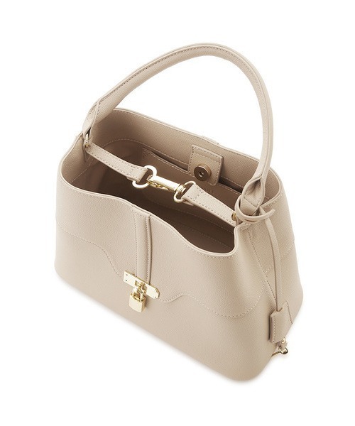 SNIDEL（スナイデル）の「パッドロックバッグ（ショルダーバッグ・レディース・ブラック/ライトベージュ/ピンクベージュ/サックスブルー/アイボリー/ライトブルー・FREE/F）」の12枚目の写真