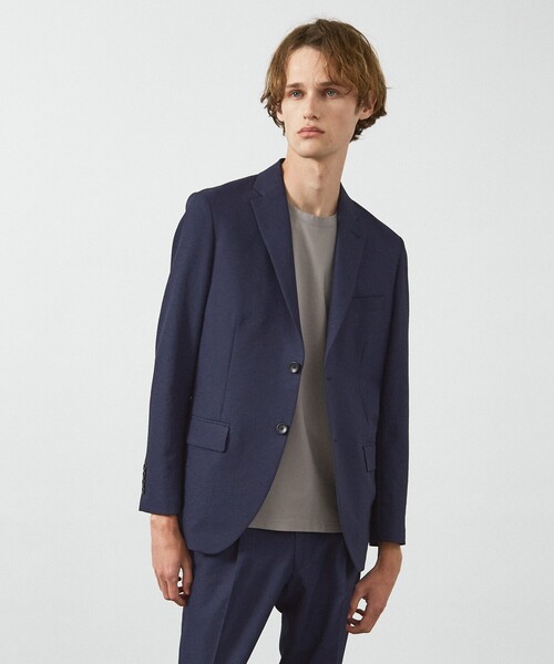 ABAHOUSE（アバハウス）の「【定番】ドレスポンチ クルーネック 長袖Tシャツ / ストレッチ（Tシャツ/カットソー・メンズ・ホワイト/グレー/ダークネイビー/ブラック・44/48/50/46）」の22枚目の写真