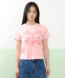 A'GEM/9 × .kom 『AMESWORLDWIDE/アメスワールドワイド』CHARACTER SPRAY TEE/キャラクタースプレイTEE
