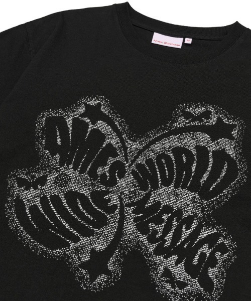 AMESWORLDWIDE(アメスワールドワイド)の「A'GEM/9 × .kom 『AMESWORLDWIDE/アメスワールドワイド』CHARACTER SPRAY TEE/キャラクタースプレイTEE(Tシャツ/カットソー・レディース・ブラック/ピンク・S)」の11枚目の写真