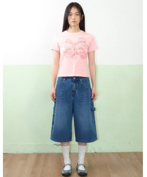 tシャツ A'GEM/9 × .kom 「AMESWORLDWIDE/アメスワールドワイド」CHARACTER SPRAY TEE/キャラクタースプレ A'GEM/9 × .kom 『AMESWORLDWIDE/アメスワールドワイド