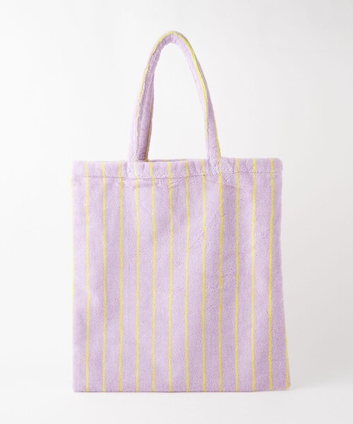 BONGUSTA＞ストライプ トートバッグ（トートバッグ）｜green