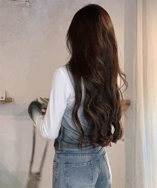 i-dare(アイディア)の「【i-dare】グラデーションカラー カットソー(Tシャツ/カットソー・レディース・グレー/ブラック/ホワイト/ブラウン・X-LARGE/LARGE/MEDIUM/SMALL)」の11枚目の写真