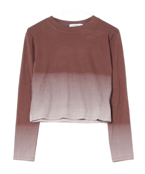 i-dare(アイディア)の「【i-dare】グラデーションカラー カットソー(Tシャツ/カットソー・レディース・グレー/ブラック/ホワイト/ブラウン・X-LARGE/LARGE/MEDIUM/SMALL)」の9枚目の写真