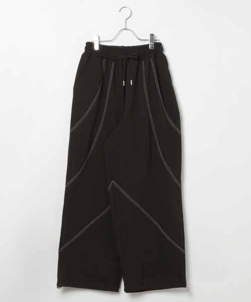 3.3 Field Trip （3.3フィールドトリップ）の「3.3 Field Trip／ステッチパンツ（スウェットパンツ・メンズ・ライトグレー/ブラック・FREE）」の3枚目の写真