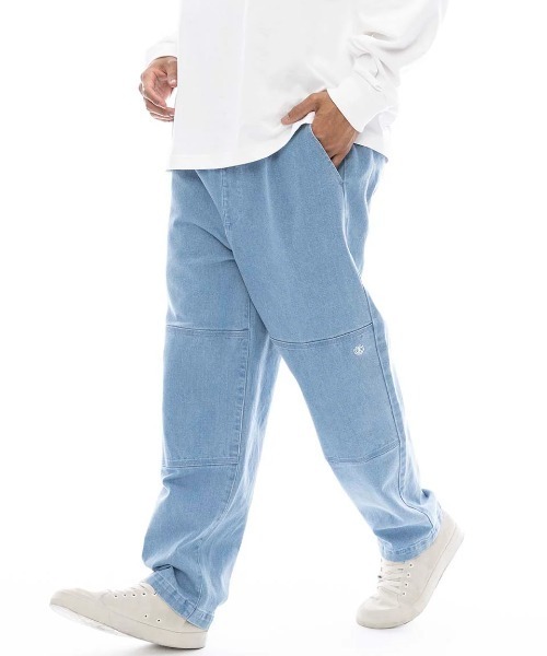 ELEMENT(エレメント)の「ELEMENT メンズ SHOD PANTS DOUBLE デニムパンツ 【2025年春夏モデル】/エレメントワイドデニムパンツ(デニムパンツ・メンズ・ブラック系その他/ライトインディゴブルー/インディゴブルー・MEDIUM/LARGE/X-LARGE)」の11枚目の写真