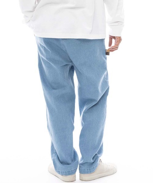 ELEMENT(エレメント)の「ELEMENT メンズ SHOD PANTS DOUBLE デニムパンツ 【2025年春夏モデル】/エレメントワイドデニムパンツ(デニムパンツ・メンズ・ブラック系その他/ライトインディゴブルー/インディゴブルー・MEDIUM/LARGE/X-LARGE)」の12枚目の写真