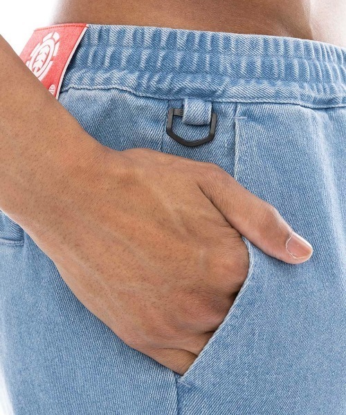 ELEMENT(エレメント)の「ELEMENT メンズ SHOD PANTS DOUBLE デニムパンツ 【2025年春夏モデル】/エレメントワイドデニムパンツ(デニムパンツ・メンズ・ブラック系その他/ライトインディゴブルー/インディゴブルー・MEDIUM/LARGE/X-LARGE)」の14枚目の写真
