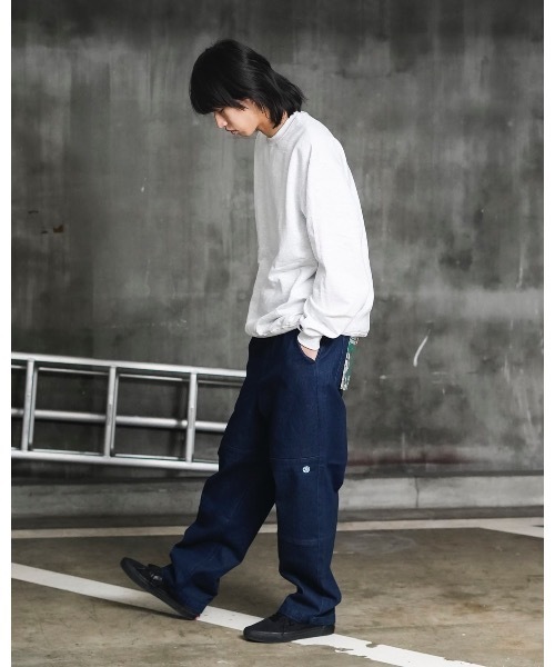 (古着)00s element チノパン　ワイド　cityboy ELEMENT エレメント ロングパンツ デニム メンズ ロンパン