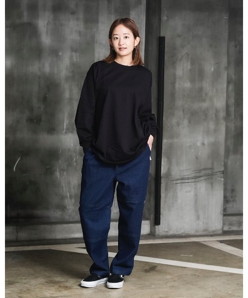 ELEMENT(エレメント)の「ELEMENT メンズ SHOD PANTS DOUBLE デニムパンツ 【2025年春夏モデル】/エレメントワイドデニムパンツ(デニムパンツ・メンズ・ブラック系その他/ライトインディゴブルー/インディゴブルー・MEDIUM/LARGE/X-LARGE)」の22枚目の写真