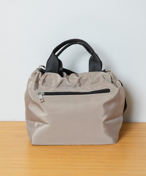 Munich（ミューニック）の「2way ドロストミニバッグ（ショルダーバッグ・レディース・ブラック/カーキ/ベージュ/ブラウン・FREE）」の11枚目の写真