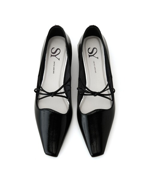 セール】＜SY＞ウェーブカットリボン フラット25○↑（パンプス）｜SY