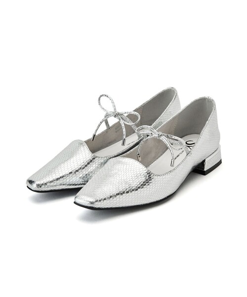 SY UNITED ARROWS(シーユナイテッドアローズ)の「<SY>ウェーブカットリボン フラット25●↑(パンプス・レディース・ブラック/シルバー/ケリーグリーン・22cm/22.5cm/23cm/23.5cm/24cm/24.5cm/25cm)」の19枚目の写真