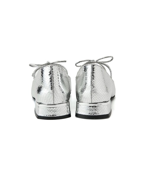 SY UNITED ARROWS(シーユナイテッドアローズ)の「<SY>ウェーブカットリボン フラット25●↑(パンプス・レディース・ブラック/シルバー/ケリーグリーン・22cm/22.5cm/23cm/23.5cm/24cm/24.5cm/25cm)」の17枚目の写真