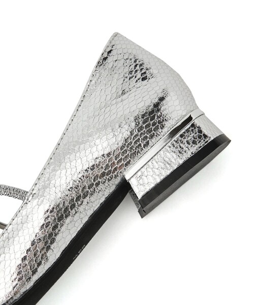 SY UNITED ARROWS(シーユナイテッドアローズ)の「<SY>ウェーブカットリボン フラット25●↑(パンプス・レディース・ブラック/シルバー/ケリーグリーン・22cm/22.5cm/23cm/23.5cm/24cm/24.5cm/25cm)」の13枚目の写真