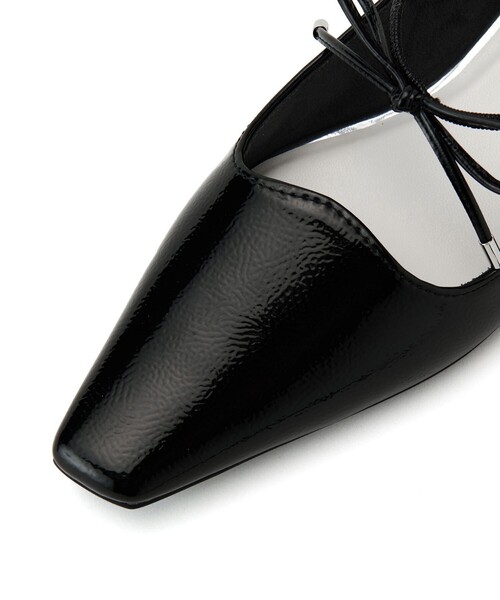 SY UNITED ARROWS(シーユナイテッドアローズ)の「<SY>ウェーブカットリボン フラット25●↑(パンプス・レディース・ブラック/シルバー/ケリーグリーン・22cm/22.5cm/23cm/23.5cm/24cm/24.5cm/25cm)」の11枚目の写真