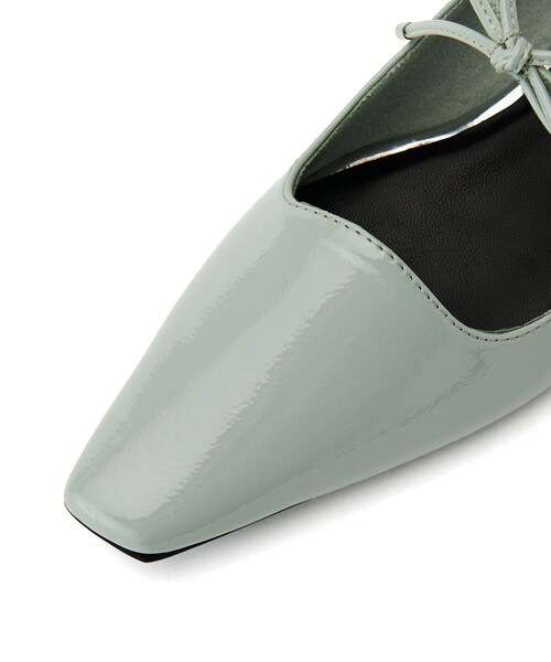 SY UNITED ARROWS(シーユナイテッドアローズ)の「<SY>ウェーブカットリボン フラット25●↑(パンプス・レディース・ブラック/シルバー/ケリーグリーン・22cm/22.5cm/23cm/23.5cm/24cm/24.5cm/25cm)」の8枚目の写真