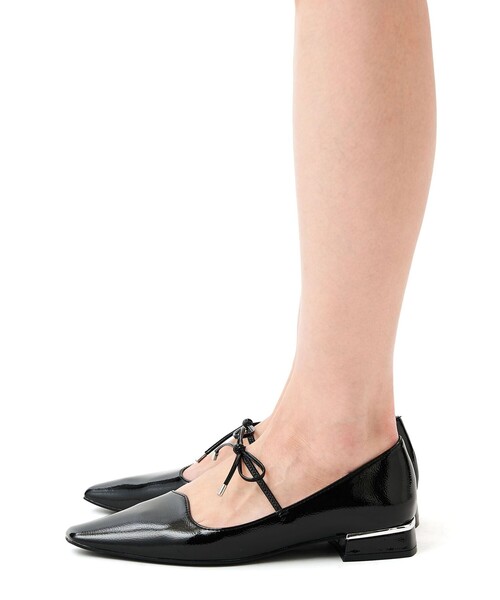 SY UNITED ARROWS(シーユナイテッドアローズ)の「<SY>ウェーブカットリボン フラット25●↑(パンプス・レディース・ブラック/シルバー/ケリーグリーン・22cm/22.5cm/23cm/23.5cm/24cm/24.5cm/25cm)」の6枚目の写真