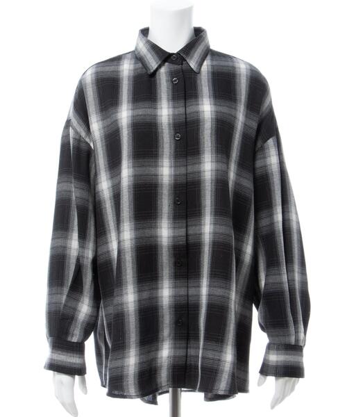 INGNI（イング）の「チェック柄BIGシャツ（シャツ/ブラウス・レディース・ホワイト系その他7/ブラック系・M）」の16枚目の写真