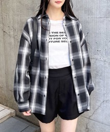 チェック柄BIGシャツ