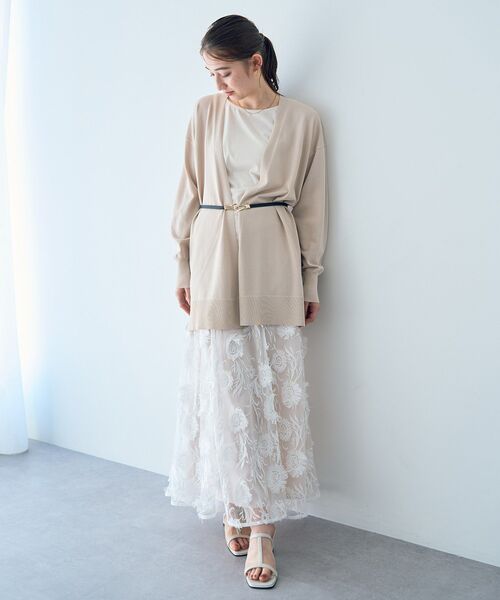 YECCA VECCA（イェッカヴェッカ）の「2wayスクエアリブタンクトップ（タンクトップ・レディース・杢グレー/ブラック/ブラウン/アイボリー・FREE）」の17枚目の写真