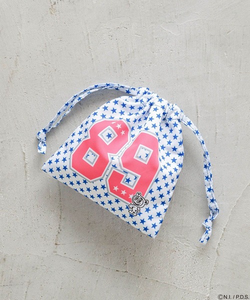 Me%（ミィパーセント）の「【ANGEL BLUE】キンチャクポーチ 234550（ポーチ・レディース・ホワイト/ライトブルー/レッド/ピンク/アイボリー・FREE）」の10枚目の写真