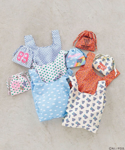 Me%（ミィパーセント）の「【ANGEL BLUE】キンチャクポーチ 234550（ポーチ・レディース・ホワイト/ライトブルー/レッド/ピンク/アイボリー・FREE）」の13枚目の写真