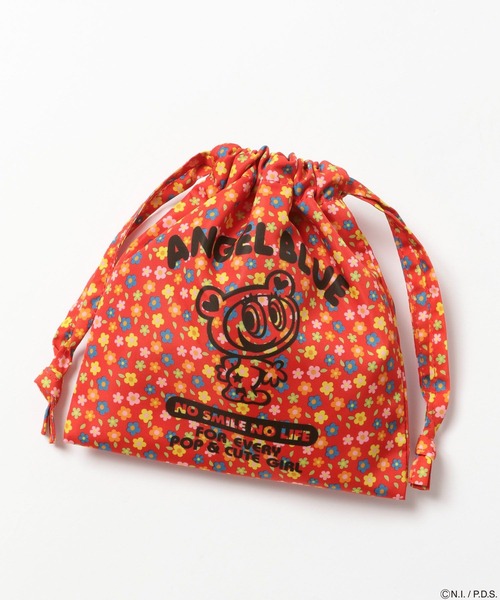 Me%（ミィパーセント）の「【ANGEL BLUE】キンチャクポーチ 234550（ポーチ・レディース・ホワイト/ライトブルー/レッド/ピンク/アイボリー・FREE）」の20枚目の写真