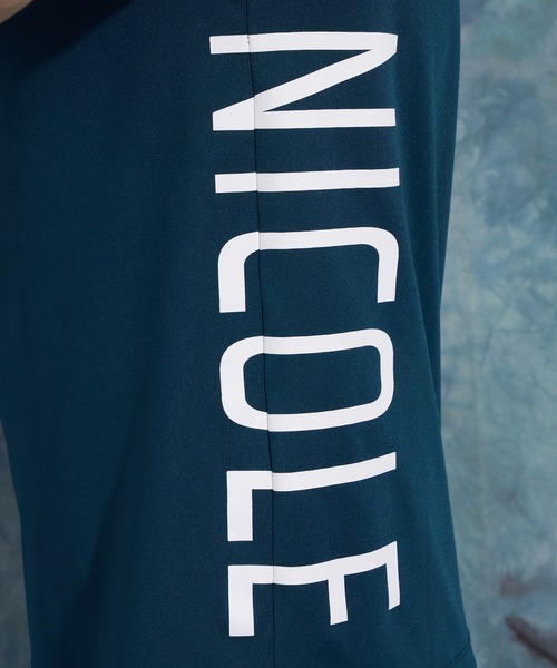 HIDEAWAYS NICOLE(ハイダウェイニコル)の「【WEB限定】ビッグロゴプリント半袖Tシャツ(Tシャツ/カットソー・メンズ・ブラック/サックスブルー/ブルーグリーン/オフホワイト/アッシュグレー・MEDIUM/LARGE/X-LARGE)」の16枚目の写真