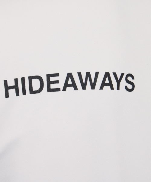 HIDEAWAYS NICOLE(ハイダウェイニコル)の「【WEB限定】ビッグロゴプリント半袖Tシャツ(Tシャツ/カットソー・メンズ・ブラック/サックスブルー/ブルーグリーン/オフホワイト/アッシュグレー・MEDIUM/LARGE/X-LARGE)」の17枚目の写真
