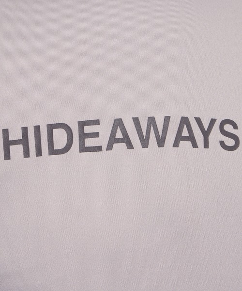 HIDEAWAYS NICOLE(ハイダウェイニコル)の「【WEB限定】ビッグロゴプリント半袖Tシャツ(Tシャツ/カットソー・メンズ・ブラック/サックスブルー/ブルーグリーン/オフホワイト/アッシュグレー・MEDIUM/LARGE/X-LARGE)」の18枚目の写真