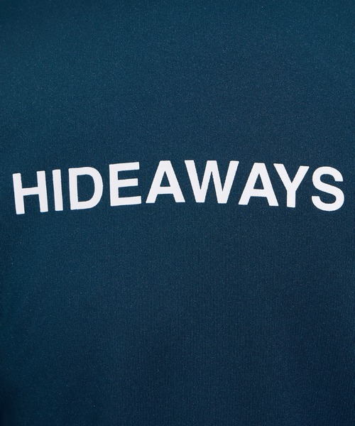 HIDEAWAYS NICOLE(ハイダウェイニコル)の「【WEB限定】ビッグロゴプリント半袖Tシャツ(Tシャツ/カットソー・メンズ・ブラック/サックスブルー/ブルーグリーン/オフホワイト/アッシュグレー・MEDIUM/LARGE/X-LARGE)」の20枚目の写真