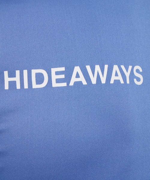 HIDEAWAYS NICOLE(ハイダウェイニコル)の「【WEB限定】ビッグロゴプリント半袖Tシャツ(Tシャツ/カットソー・メンズ・ブラック/サックスブルー/ブルーグリーン/オフホワイト/アッシュグレー・MEDIUM/LARGE/X-LARGE)」の21枚目の写真
