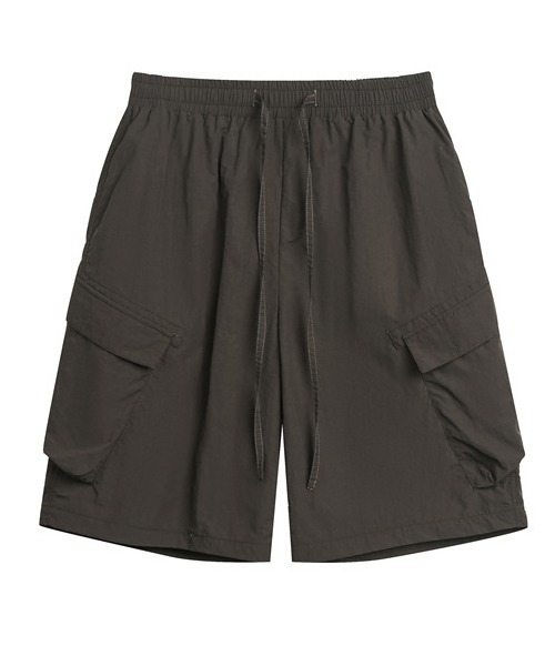 rehacer(レアセル)の「R. : Slash Cargo Pocket Nylon Shorts(その他パンツ・メンズ・ダークブラウン/カーキ・MEDIUM/LARGE)」の7枚目の写真