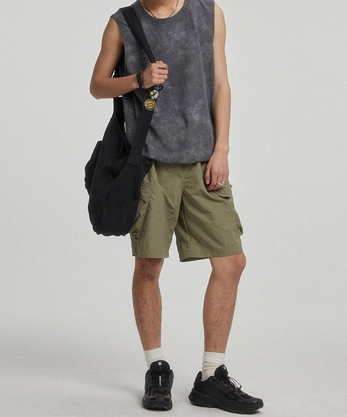 rehacer(レアセル)の「R. : Slash Cargo Pocket Nylon Shorts(その他パンツ・メンズ・ダークブラウン/カーキ・MEDIUM/LARGE)」の10枚目の写真