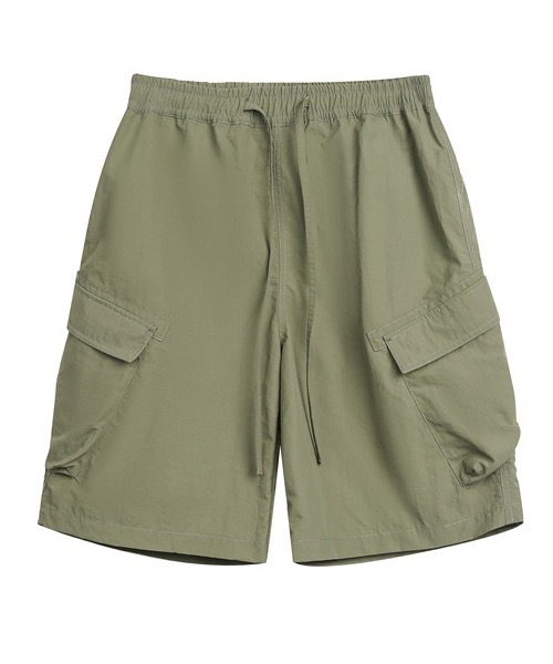 rehacer(レアセル)の「R. : Slash Cargo Pocket Nylon Shorts(その他パンツ・メンズ・ダークブラウン/カーキ・MEDIUM/LARGE)」の11枚目の写真