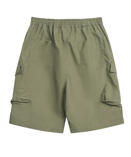 rehacer(レアセル)の「R. : Slash Cargo Pocket Nylon Shorts(その他パンツ・メンズ・ダークブラウン/カーキ・MEDIUM/LARGE)」の12枚目の写真