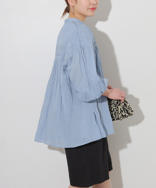 〈値下済〉【新品】JOURNAL STANDARDコットンシルクピンタックBL 値下済〉【新品】JOURNAL STANDARDコットンシルクピンタックBL