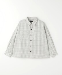 green label relaxing | チェック ボックス シャツ / キッズ  100cm-130cm(シャツ/ブラウス)