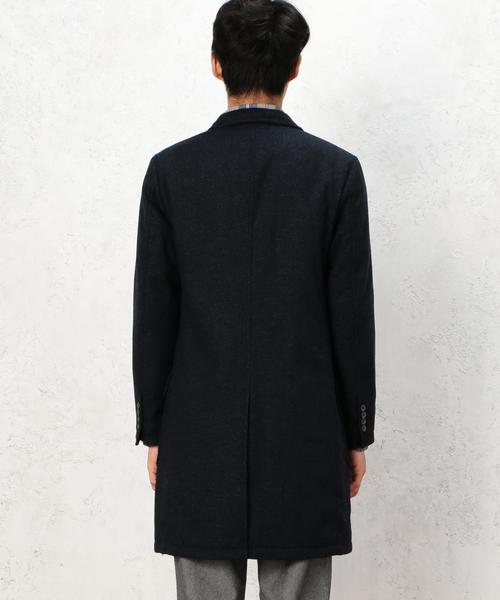 green label relaxing（グリーンレーベルリラクシング）の「WO/SER PADING チェスターコート◆（チェスターコート・メンズ・ネイビー・SMALL/LARGE/MEDIUM）」の2枚目の写真